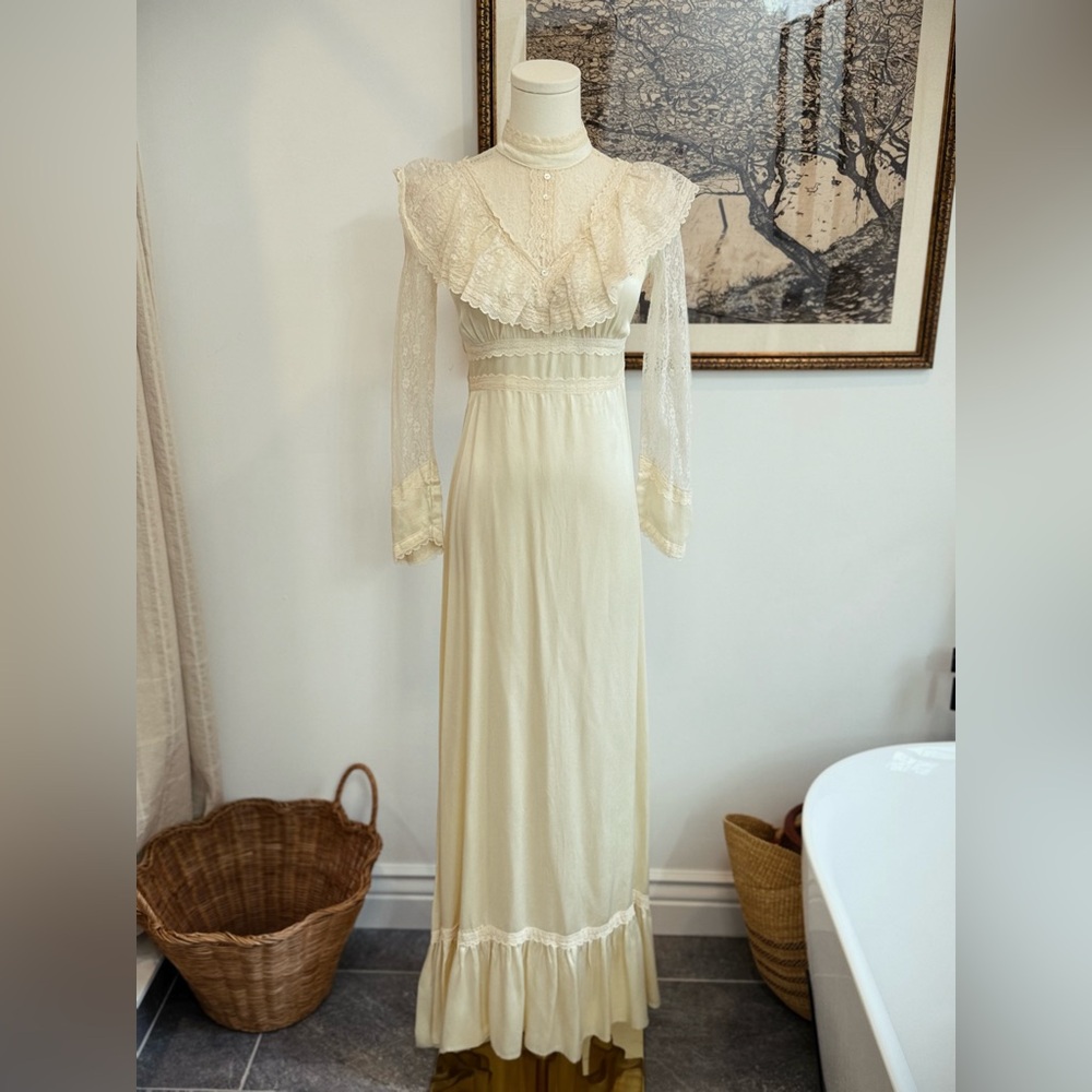 ✨ GUNNE SAX 1970s vintage maxi dress